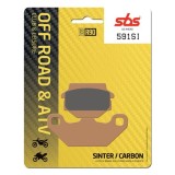SBS - plăcuțe de fr&acirc;nă 591SI - Offroad &amp; ATV [Sinter / Carbon]