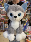 Jucarie din plus cu ochi mari Husky 60 cm vali24