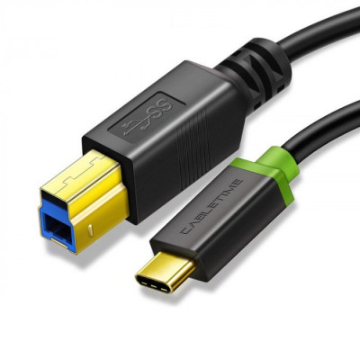 Cablu USB-C 3.1 Type la USB 3.0 de imprimanta, scanner foto