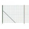 Gard plasa de sarma cu bordura, verde, 1,8x10 m GartenMobel Dekor, vidaXL