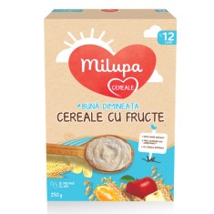 Cereale cu fructe Buna Dimineata, +12 luni, 250g, Milupa foto
