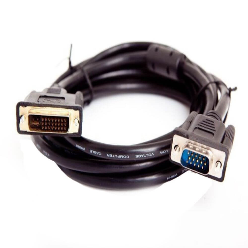 draft browse Barter Cablu VGA-DVI-I, 24+5 Pini, Tata-Tata, 1.5m Lungime - Monitor sau Proiector  | Okazii.ro