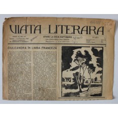 VIATA LITERARA , ZIAR , APARE LA DOUA SAPTAMANI , No. 111 , 1929