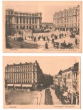 SV * Bucuresti x 2 BATALION IN MARS PE CALEA VICTORIEI * CAFENEAUA REGALA * CCA, Necirculata, Circulata, Printata