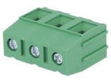 Conector PCB DEGSON DG136T-12.7-03P-14-100ZH Terminal 65A 1kV Verde