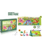 Puzzle Magnetic 3 Buc. Dino Park
