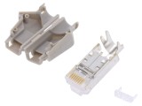 Mufă RJ45 Cat 5e Ecranată cu Manşon 6.6mm