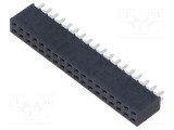 Conector şiruri pini mamă PIN 36 2,54mm aurit THT SAMTEC