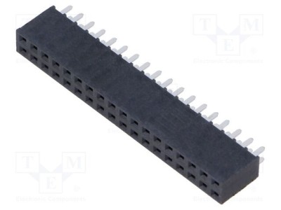 Conector şiruri pini mamă PIN 36 2,54mm aurit THT SAMTEC foto