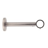 Cumpara ieftin Consolă Galerie Simplă Inchisa Ext Fi28/15.5 Cm &ndash; Argintiu Mat Compoziție Fier Forjat
