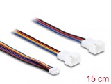Splitter 1 x JST PH 4 pini PWM T-M + 4 pini tata (3 pini conectati) 15cm, Delock 91364