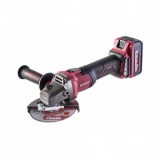 Polizor unghiular cu 2 acumulatori 20Vx 5Ah, 125mm, motor fara perii