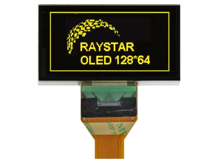 Afișaj OLED grafic 128x64 verde