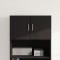 Gossi dulap de perete, negru, 70x42,5x40 cm, lemn compozit