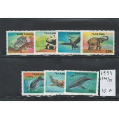 Tanzania 1994 - Mi 1775/81 - Fauna