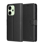 Husa Oppo Reno14 Asteroid GSM Leather Folio, negru