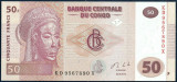 CONGO █ bancnota █ 50 Francs █ 2013 █ P-97 █ G&amp;D █ UNC █ necirculata