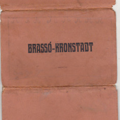bnk cp Brasov Brasso Kronstadt - Pliant cu 6 carti postale - uzate