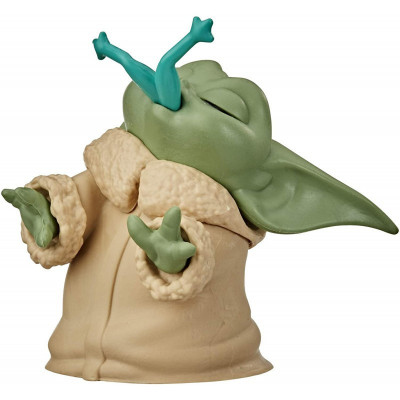 Figurina Baby Yoda mananca broasca Mandalorian Star Wars foto