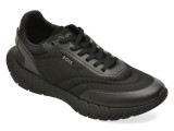Pantofi sport BOSS negri, 8946, din material textil