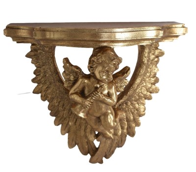 Consola baroc aurie cu un ingeras ROC061 foto