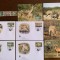 zambia - antilopa - serie 4 timbre MNH, 4 FDC, 4 maxime, fauna wwf