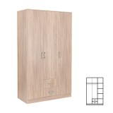 Cumpara ieftin Dulap Miami 120x205 cm stejar sonoma-stejar sonoma