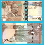 Botswana (pick 32) 50 Pula 2009 UNC; Fondatorul Botswanei