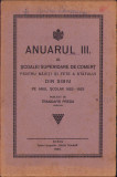 HST C1962 Anuarul Școalei superioare de comerț Sibiu 1922-1923