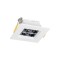 Spot LED patrat Roma SQ4 6W 4000K IP20, alb argintiu, Metsan