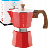 Espressor GSCHE Milano Stovetop Moka Pot 9 cești de espresso, 15,2 oz, negru. Fi, Oem