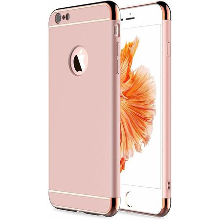 Husa pentru Apple iPhone 6/6S, GloMax 3in1 PerfectFit, Rose-Gold