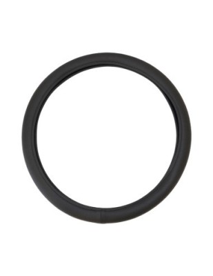 Husa Volan Piele Ecologica Negru 44-48 Cm foto