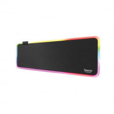 MousePad RGB Spacer, gaming, 900x300x3mm, Negru, SP-PAD-GAME-RGB-B foto