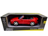 Macheta Porsche 911 turbo rosu decapotabil 1:24 metal usi deschise