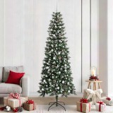 vidaXL Brad de Crăciun artificial cu 300 LED Verde 96 x 96 x 240 cm 3395847