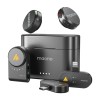 Maono WM650 A3 , Microfon Wireless Profesional Dual cu Aplicatie Mobila, ENC, Raza 300m, 30h Autonomie, Ideal pentru Vlogging si Interviuri