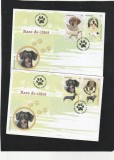 Romania 2012 - FDC, Fauna, Rase de caini, seria 004