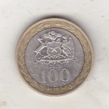 Bnk mnd Chile 100 pesos 2012 bimetal, America Centrala si de Sud