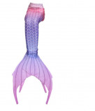 Cumpara ieftin Costum de baie Model Sirena, Roz/Albastru, 120 cm