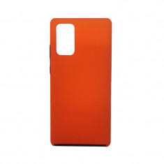 Husa SAMSUNG Galaxy S7 Edge ? 360 Grade Colored (Fata Silicon/Spate Plastic) Portocaliu Neon foto