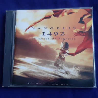 Vangelis - Conquest Of paradise _ cd,album _ Atlantic, SUA _ VG+ / NM foto