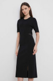 Dkny rochie culoarea negru, mini, mulata, P4AUAN33