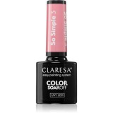 Claresa SoakOff UV/LED Color So Simple lac de unghii sub forma de gel culoare 3 5 g