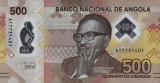 ANGOLA █ bancnota █ 500 Kwanzas █ 2020 █ POLYMER █ UNC █ necirculata