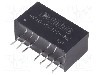 Convertor de tensiune, DC-DC, intrare 18...36V DC, iesire 15V DC, putere 1W, AIMTEC - AM1G-2415D-NZ