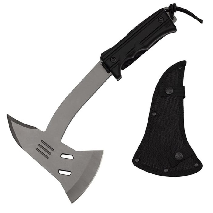 Topor DEPOX&reg;, Wrath Of Scotland, otel inoxidabil, gri, 33 cm, teaca inclusa