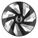 Cumpara ieftin Set 4 Capace Roti Autohelix MSA&reg;, potrivite jantelor de R16, pentru Daewoo, model vector black and silver