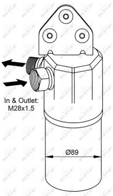 NRF 33131 EASY FIT uscator,aer conditionat foto
