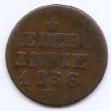 Indiile de Est Olandeze 1 Cent/Duit 1838 - Willem I, Cupru, 20.5 mm KM-290, Asia, Cupru (arama)